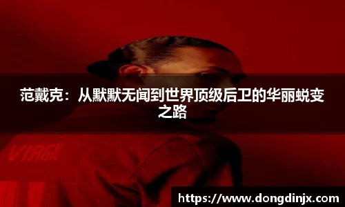 范戴克：从默默无闻到世界顶级后卫的华丽蜕变之路