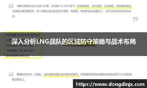 深入分析LNG战队的区域防守策略与战术布局
